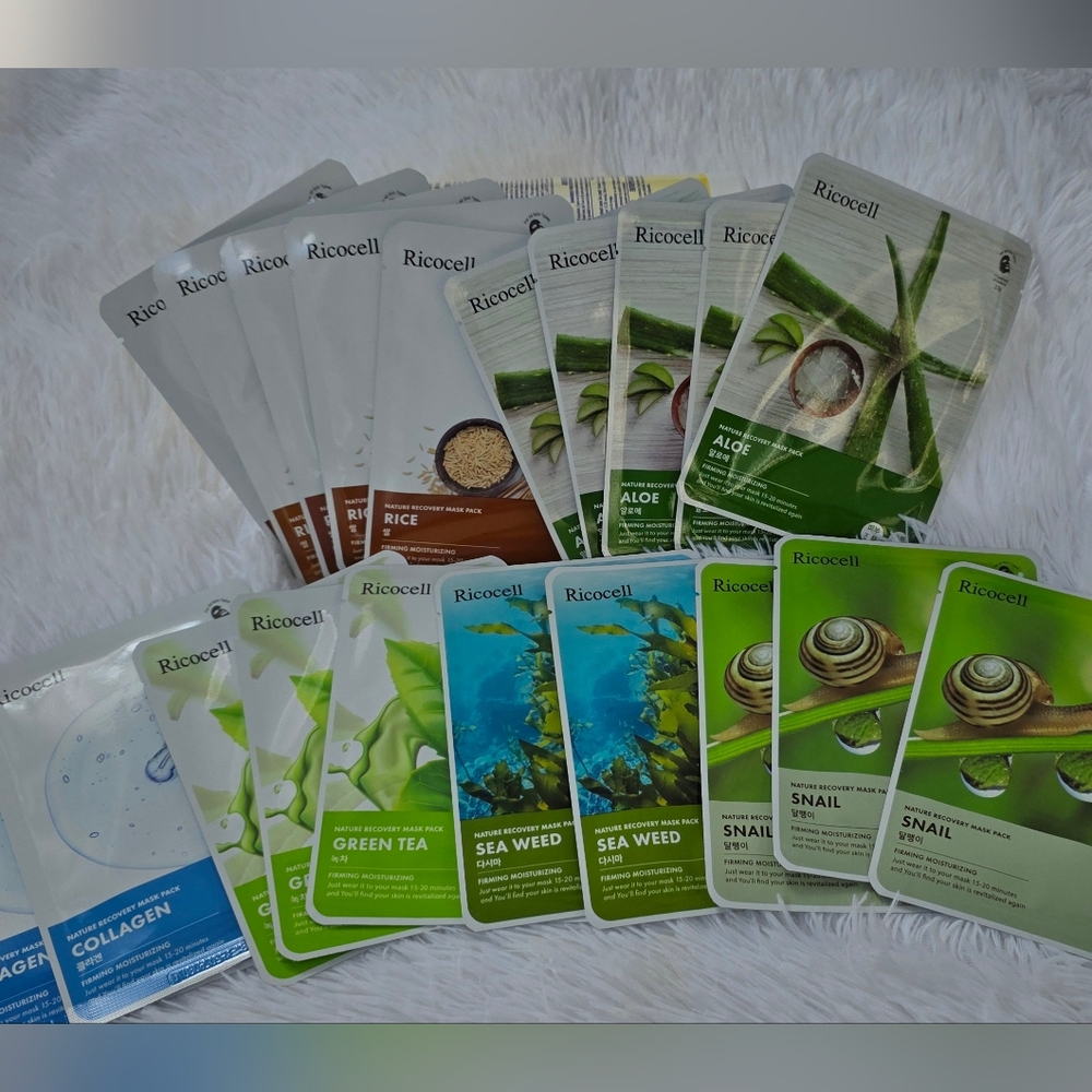 KOREAN SKINCARE SHEET MASK BUNDLE (20 PCS)